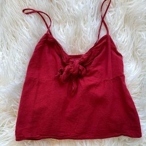 Brandy melville red tank top